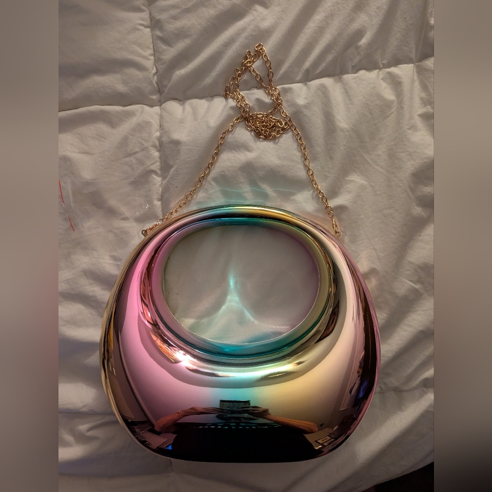 💜💙💚 Plastic type purse - Picture 3 of 11